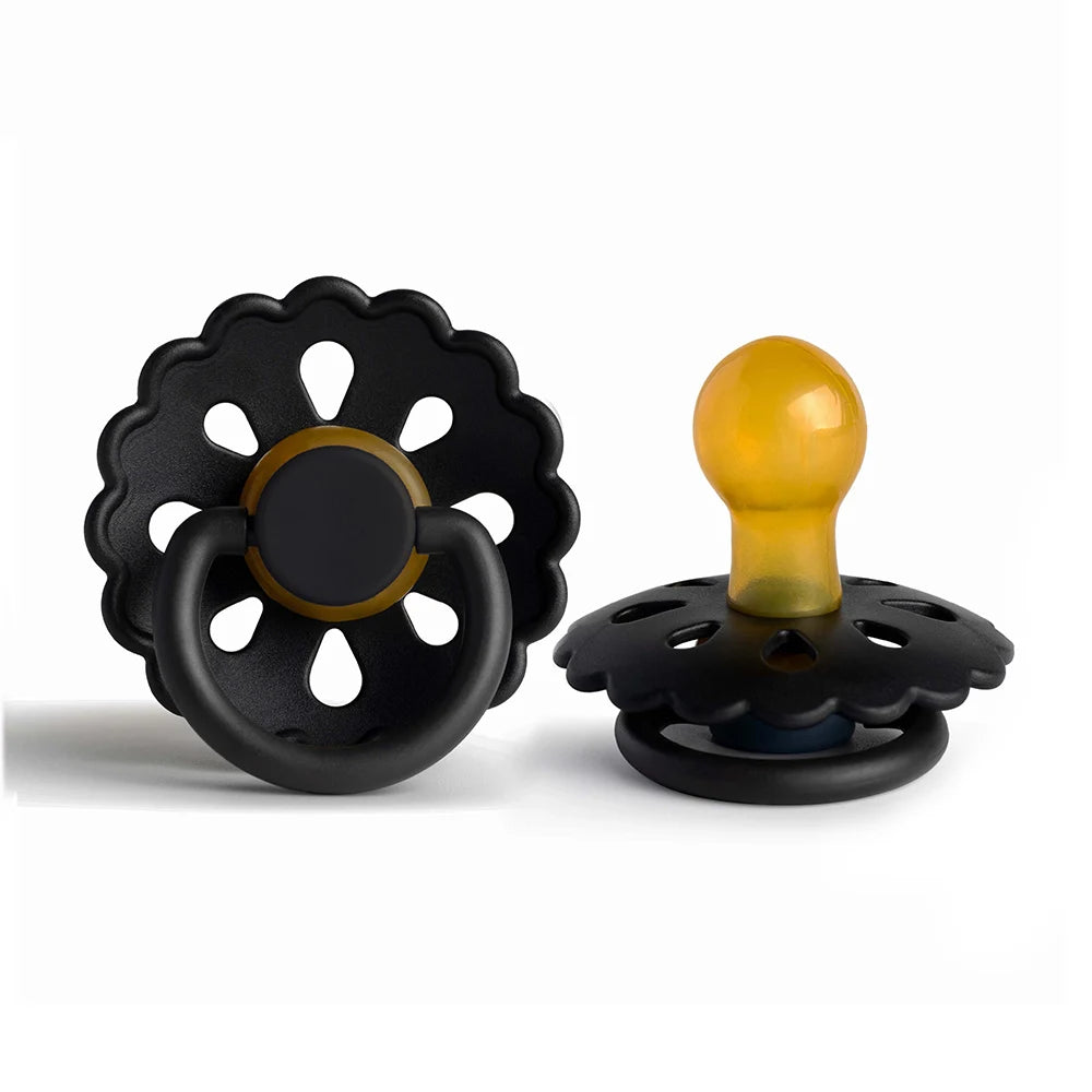 Daisy Baby Pacifier- Black