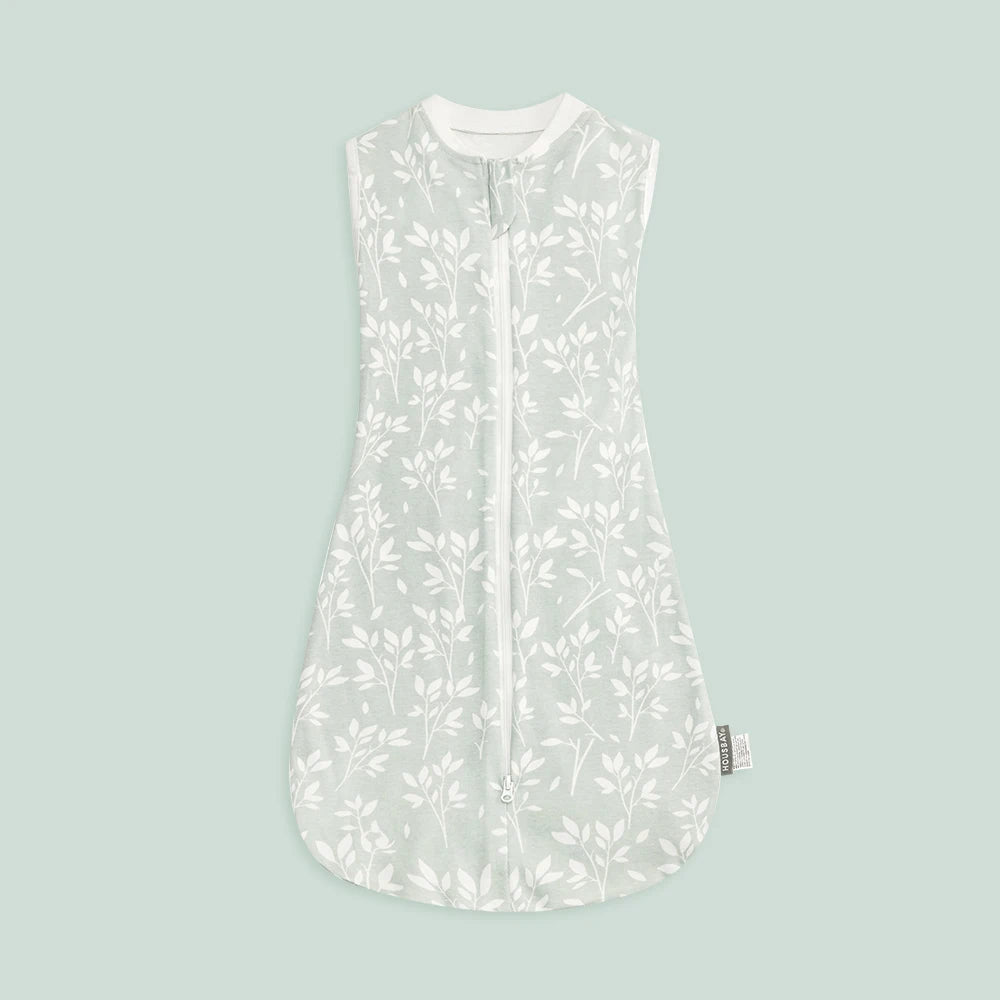 Baby Cotton Sleeveless Sleeping Bag- Grass