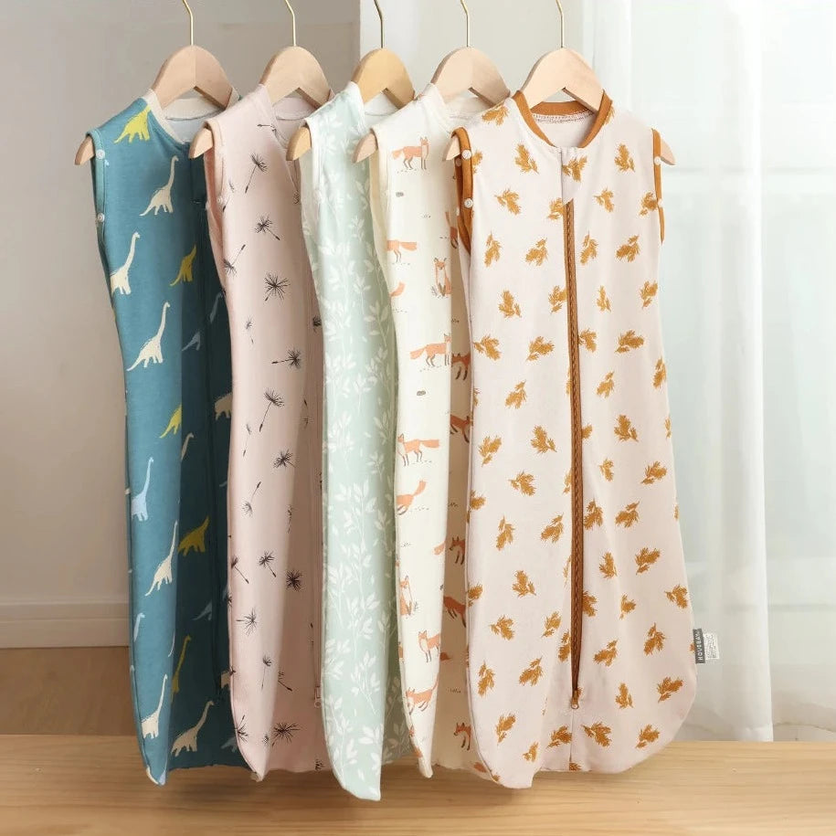 Baby Cotton Sleeveless Sleeping Bag- Styles