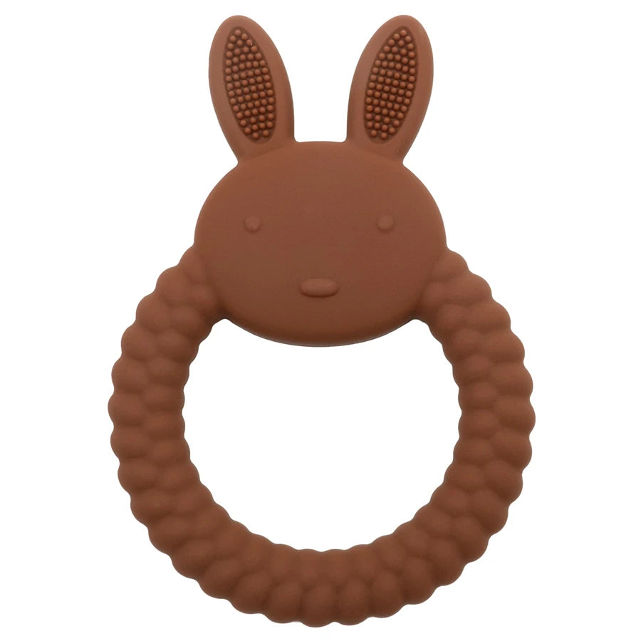 Rabbit Baby Teether BPA Free- Brown Colour