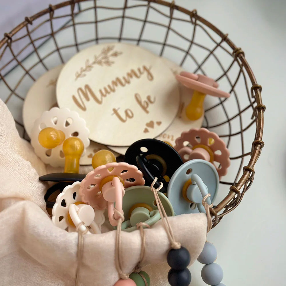 Daisy Baby Pacifier- Sizes and Colours