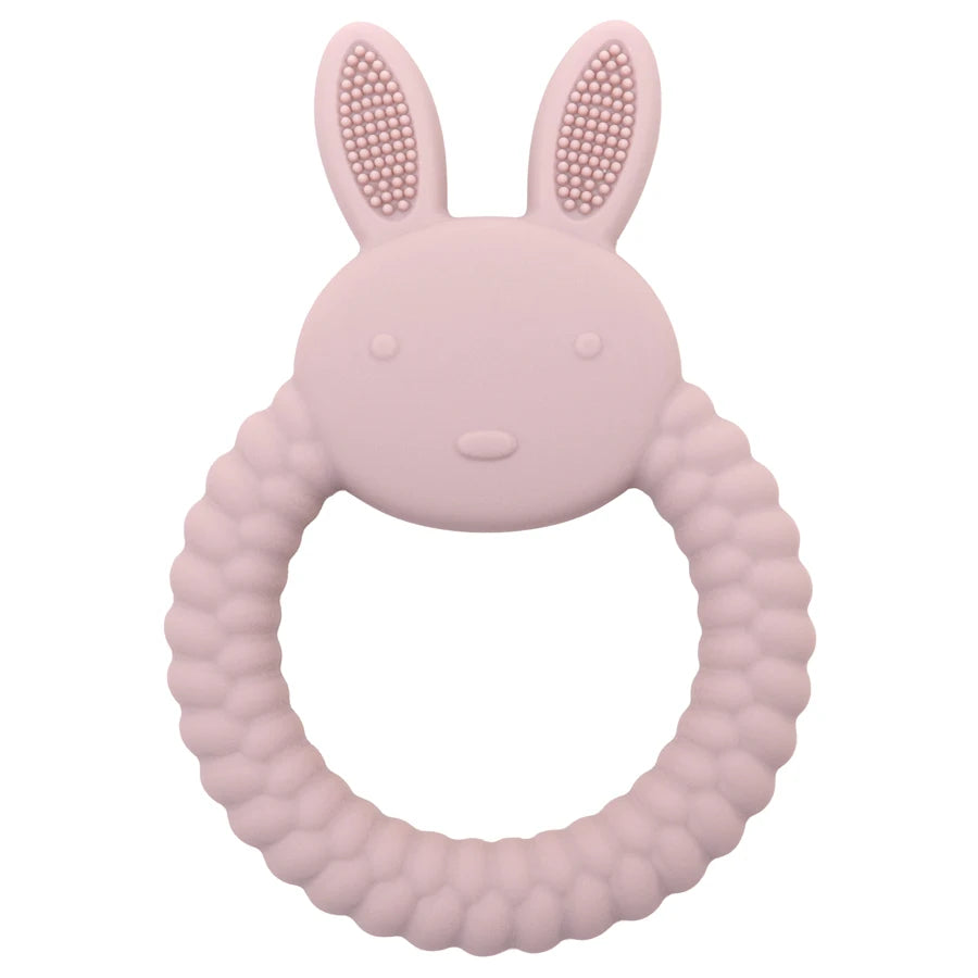 Rabbit Baby Teether BPA Free- Pink Colour