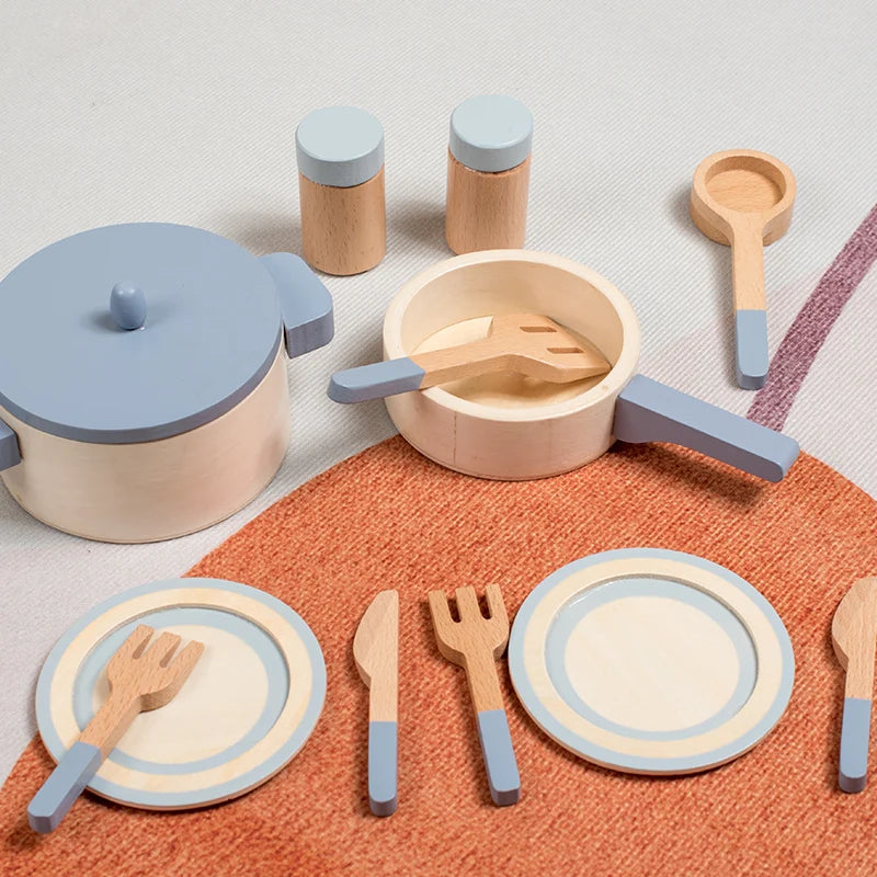 Children's Wooden Kitchen Set