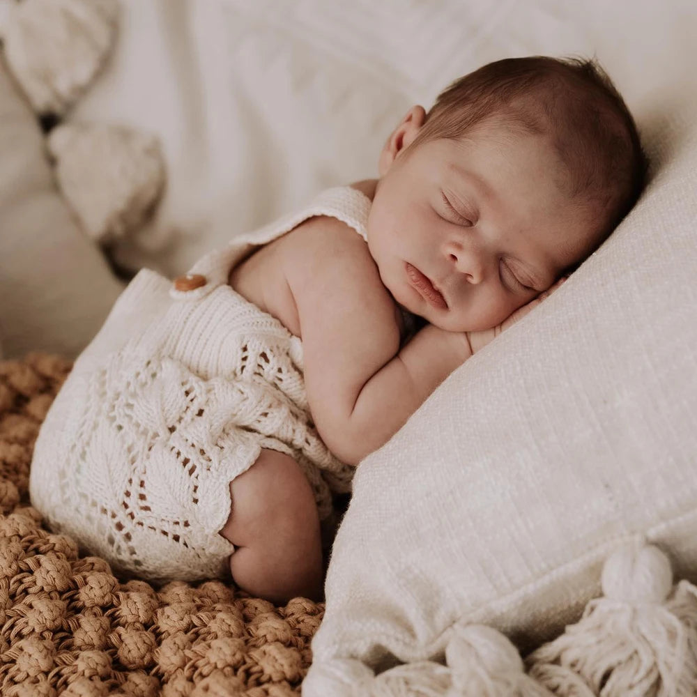 Knitting Infant Baby Girls Jumpsuit- Fourth Page