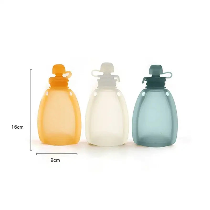 Reusable Baby Food Pouches- Colours