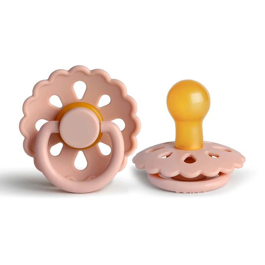 Daisy Baby Pacifier- Blush Paink