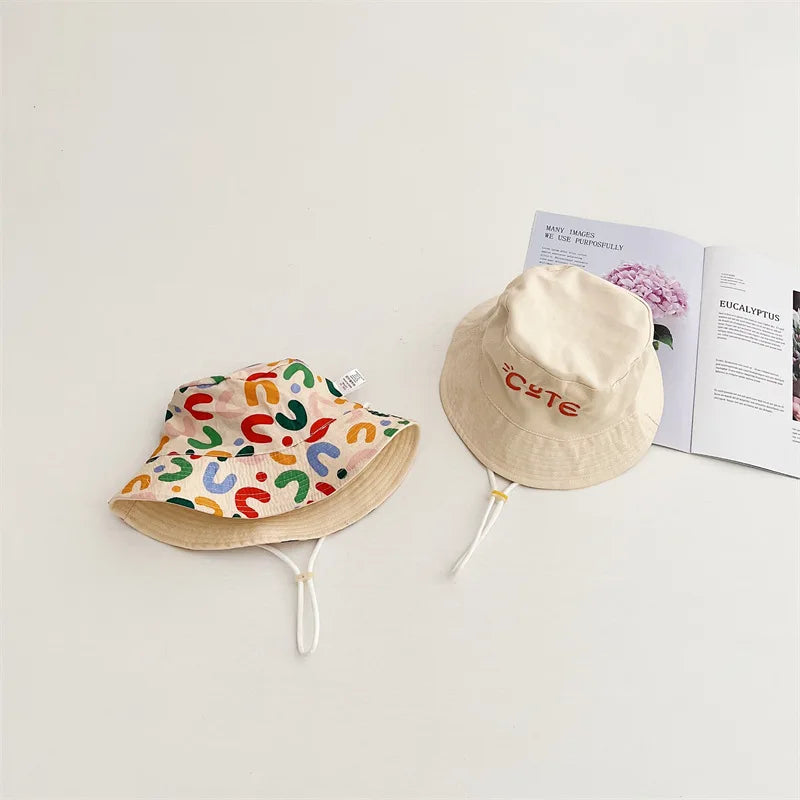 Kids Reversible Bucket Hat- Details 