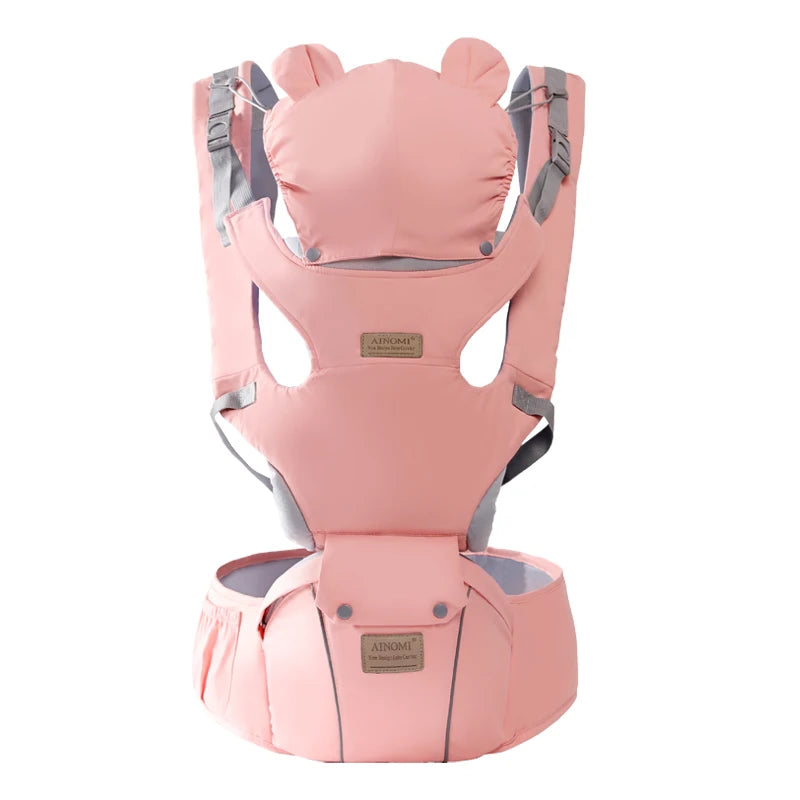 Ergonomic Multifunctional Baby Carrier- Pink Colour