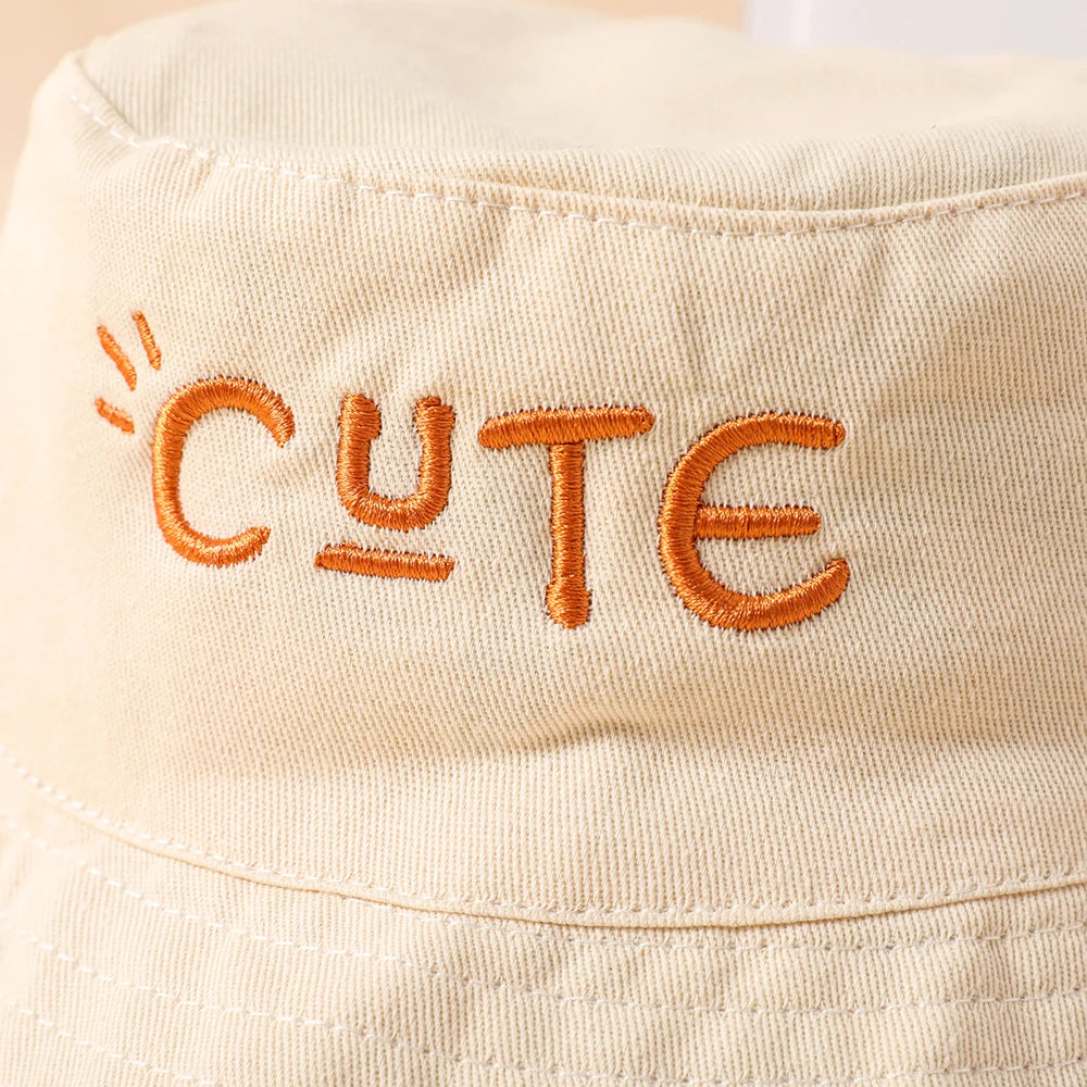Kids Reversible Bucket Hat- Front details 