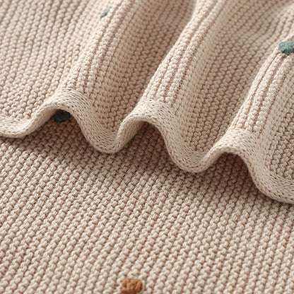 Baby Blankets Cotton Knit- Details