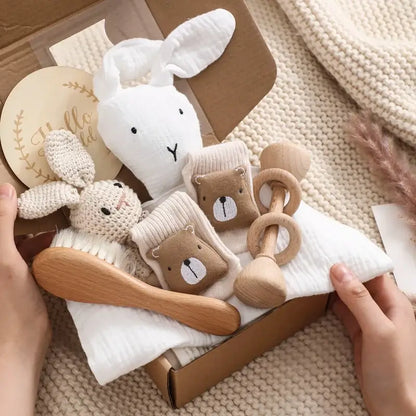 Baby Gift Box- White Snuggle