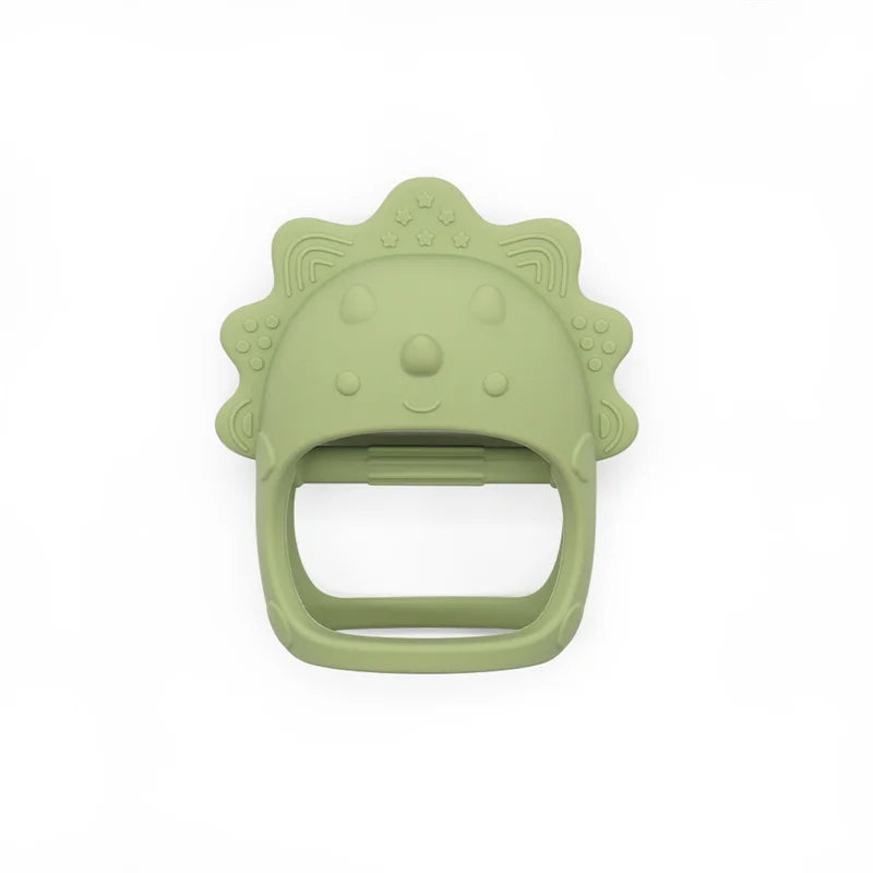 Safeteeth baby teether Olive colour 