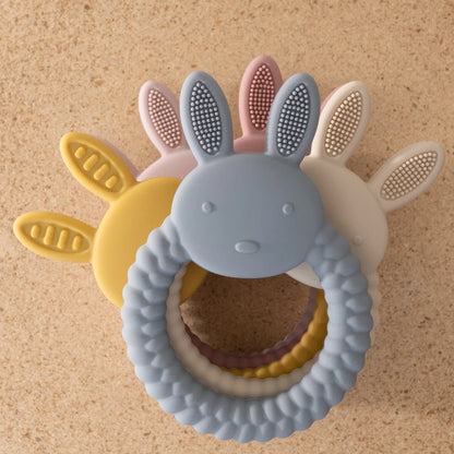 Rabbit Baby Teether BPA Free- Colours