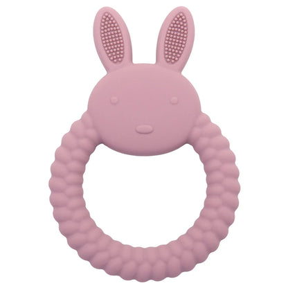 Rabbit Baby Teether BPA Free- Rose Colour
