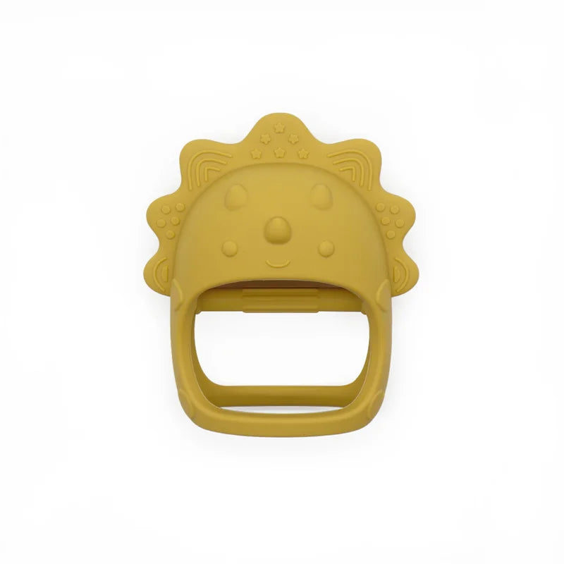 Safeteeth baby teether Mango colour 