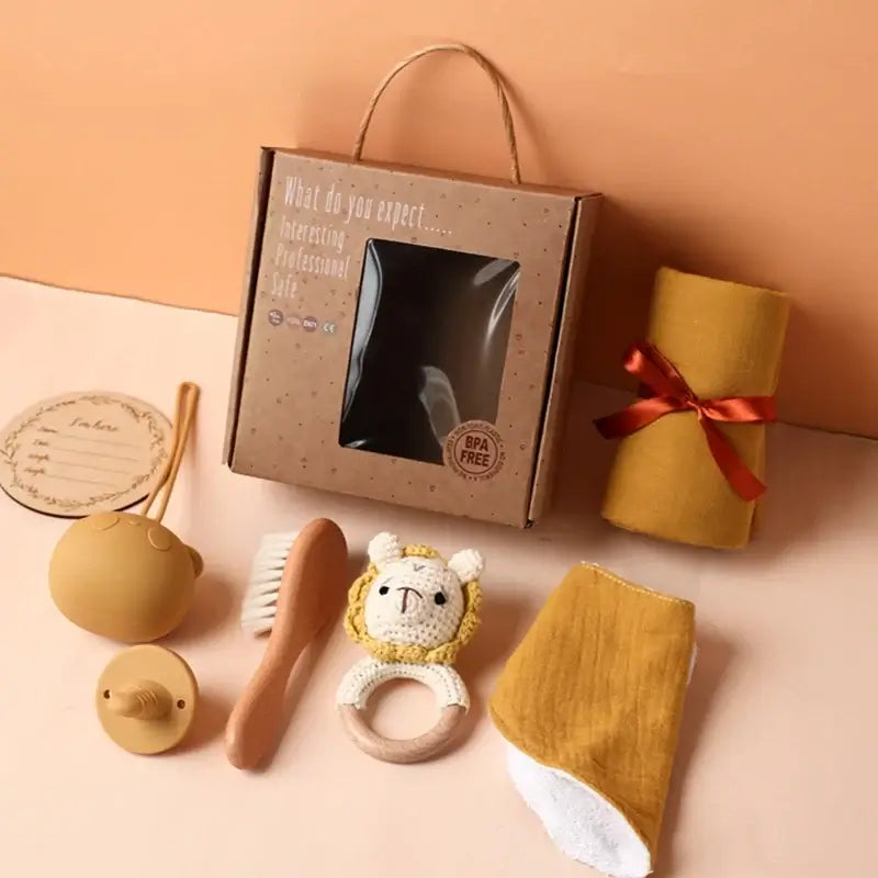 Baby Gift Box- Yellow 7 pc