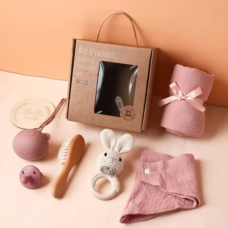 Baby Gift Box- Pink 7 pc