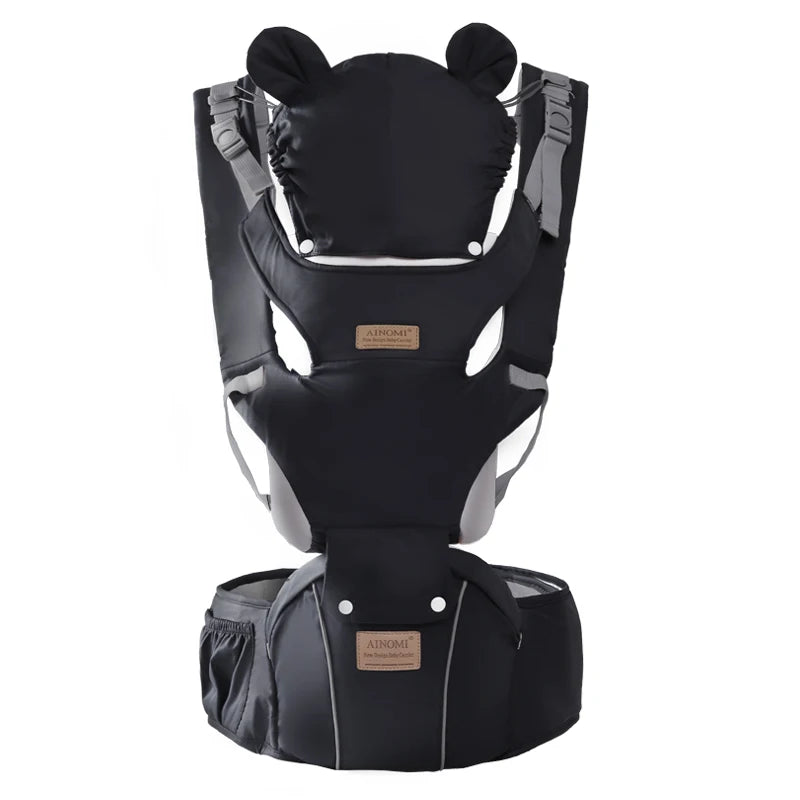 Ergonomic Multifunctional Baby Carrier- Black Colour