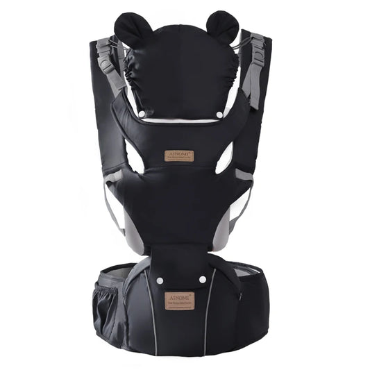 Ergonomic Multifunctional Baby Carrier- Black Colour