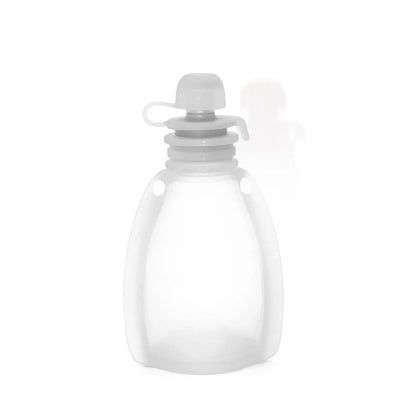 Reusable Baby Food Pouches- White Colour