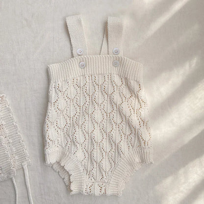 Knitting Infant Baby Girls Jumpsuit
