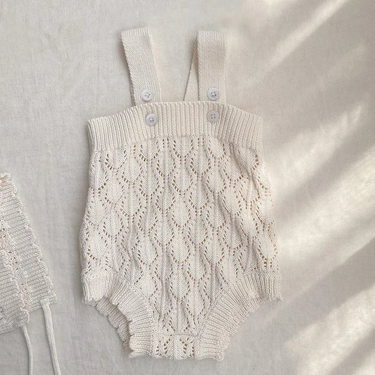 Knitting Infant Baby Girls Jumpsuit