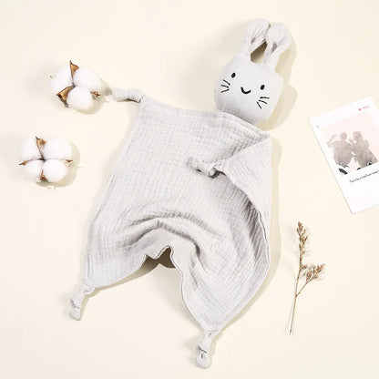 Bunny Muslin Comforter- Light Gray colour 