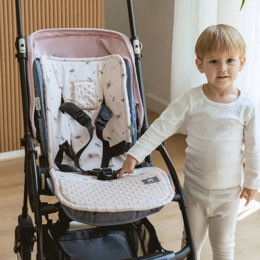 Baby Stroller Cushion & Seat Belt Cover Set- Model