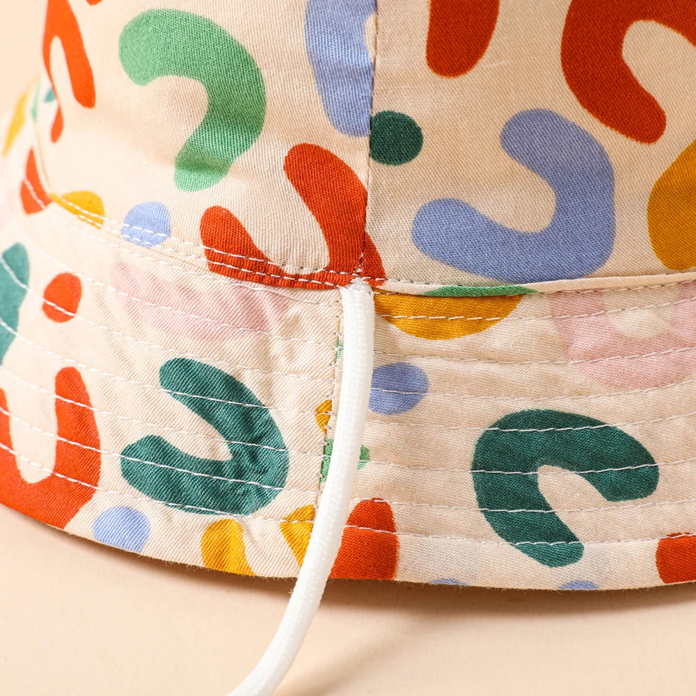 Kids Reversible Bucket Hat- Print detail 