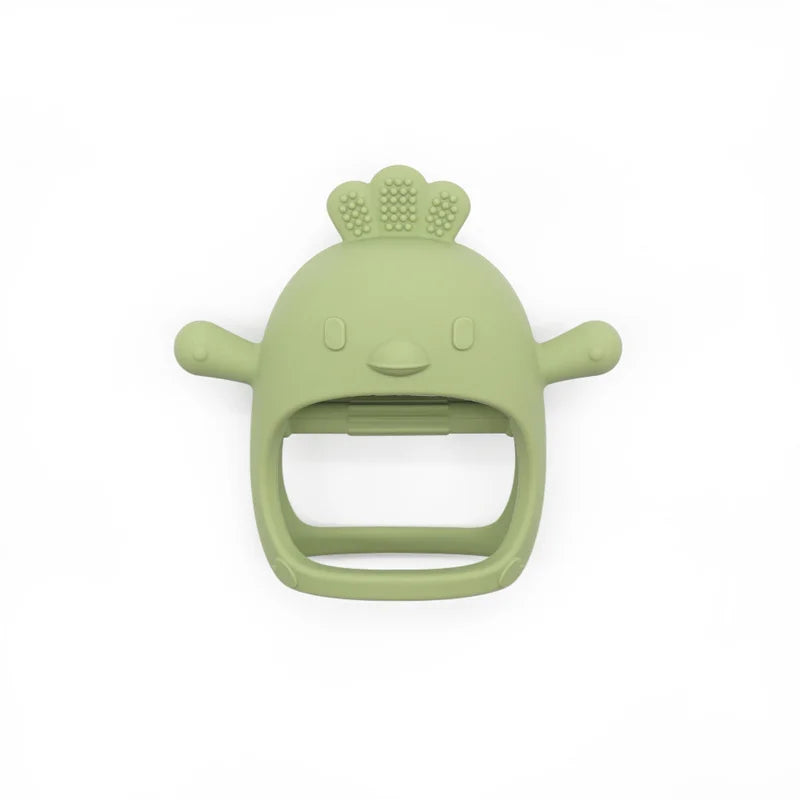 Safeteeth baby teether Olive colour