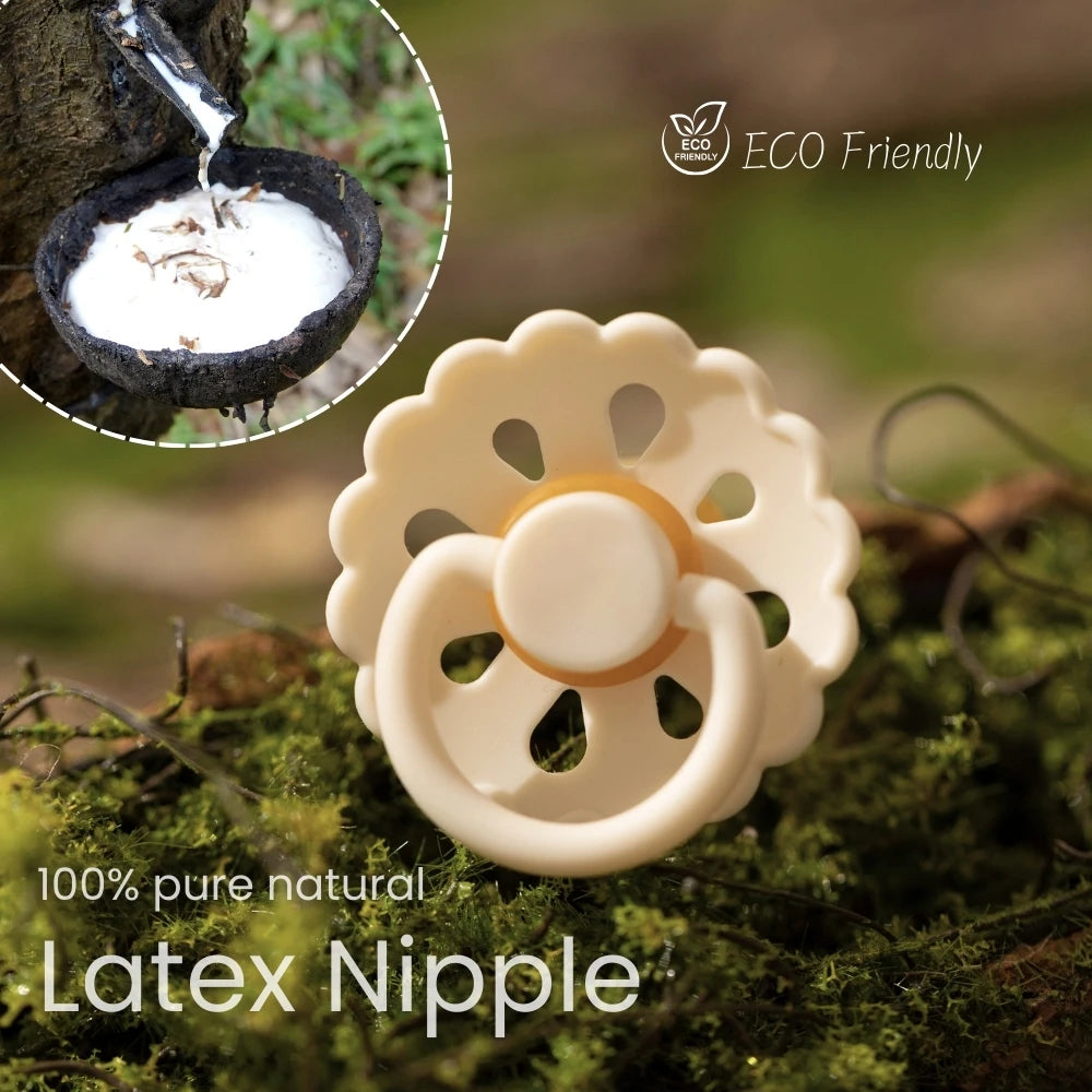 Daisy Baby Pacifier- Latex Nipple