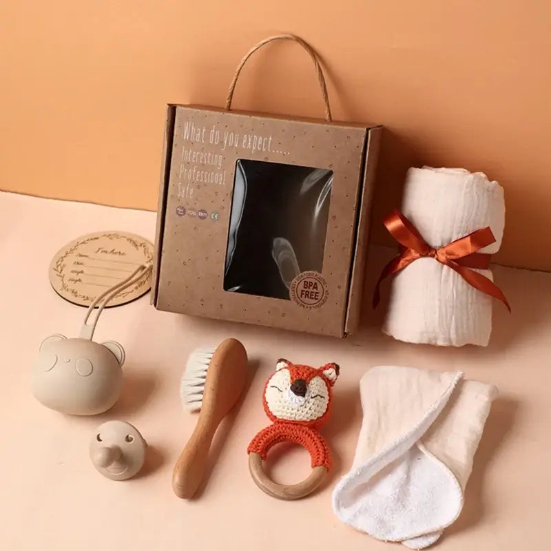 Baby Gift Box- Fox 7 pc