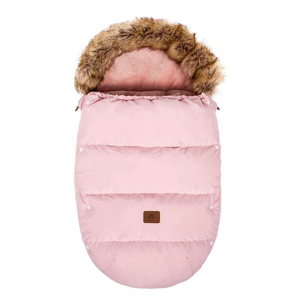 Baby Stroller Footmuff Universal Pram Cover- Pink Print