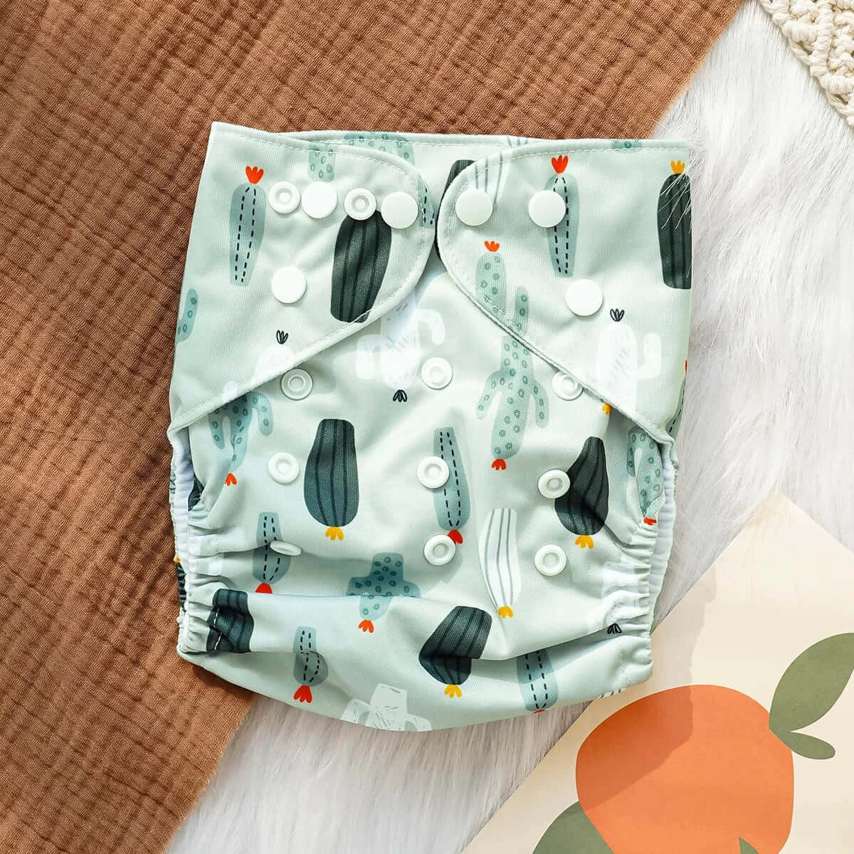 Eco-Friendly Cloth Diapers Cactus