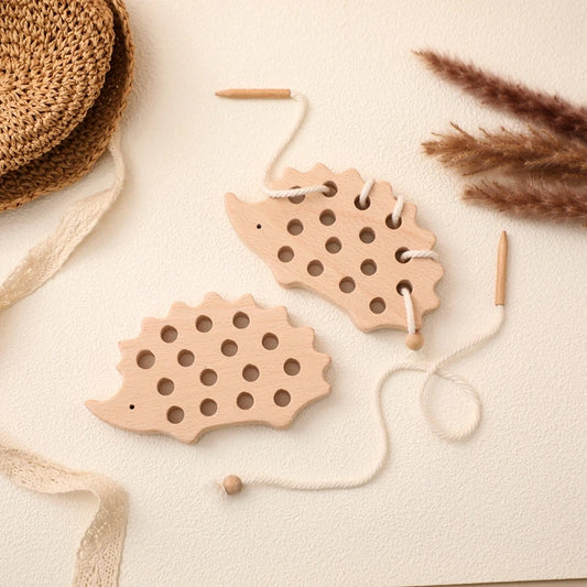 Wooden Hedgehog Montessori Toy- Front Page