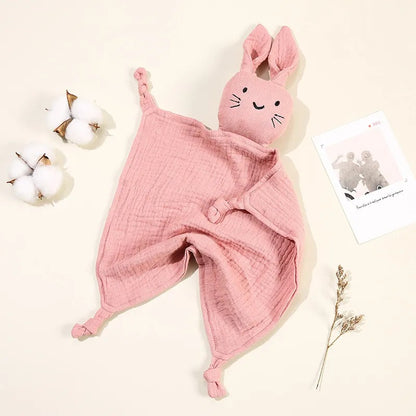 Bunny Muslin Comforter- Skin Pink Colour 
