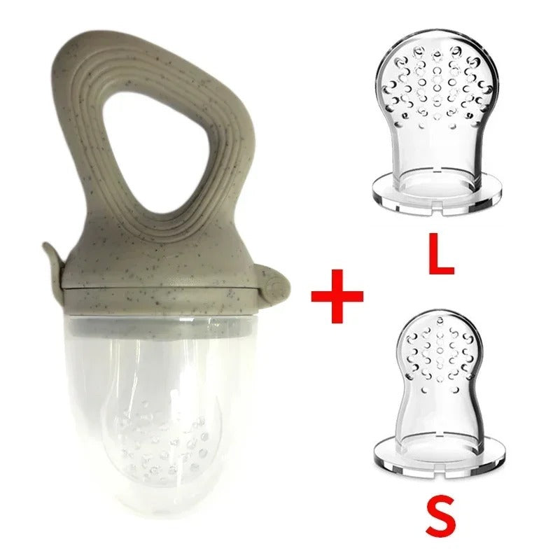 Baby Fruit Feeder for Healthy Snacking- Charcoal